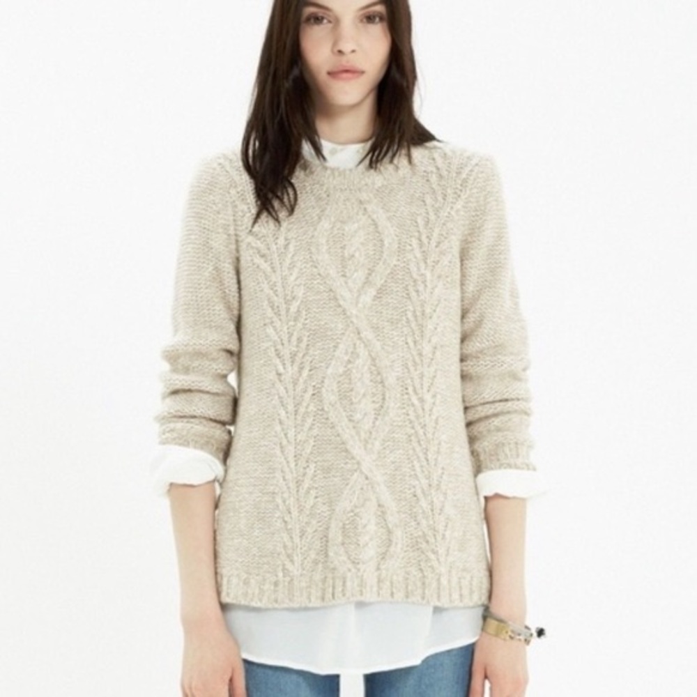 Madewell Firelight Marled Pullover Sweater